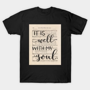 It is Well With My Soul, Vintage Hymn T-Shirt